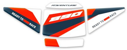 Az Graphishop Paraserbatoio Resina 3D Compatibile Con KTM 890 Adventure R 2025 GP-3020