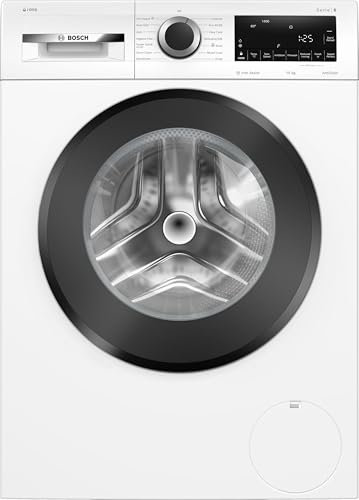 Bosch, Series 6, WGG254F1GB, 10kg, 1400rpm Washing Machine with i-DOS, Iron Assist, Anti Stain, Active Water Plus, Eco Silence Drive, SpeedPerfect, White with a Black door
