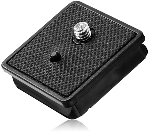 41x44.5mm Tripod Quick Release Plate, Camera Tripods Mount Adapter with Screws Camera Mounting Parts Replacement for Tripods and Cameras Tripod Mount