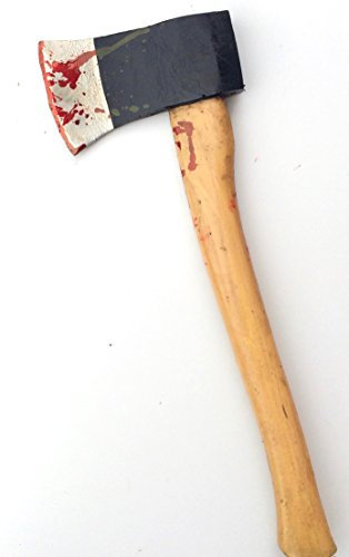 The Rubber Plantation tm Halloween PU Foam Axe Hatchet Fancy Dress Bloody Hatchet (Short Axe)