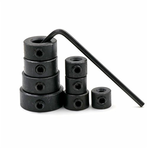 8 brocas de 3 a 16 mm de diámetro para carpintería de profundidad, collares de anillo posicionador duradero