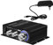 Kinter K3118 Texas Instruments TI Digital Hi-Fi Audio Mini Class D Home Auto DIY Arcade Stereo Amplifier with 12V 3A Power Supply Black