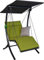Angerer Freizeitmöbel GmbH Hollywoodschaukel 1-Sitzer Swing Smart - Gartenschaukel Made in Germany - Schaukel zum Sitzen, Liegen und Entspannen - mit Bett-Funktion - einfache Montage (Hellgrün)