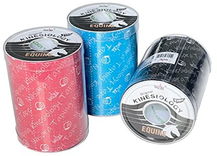 Nasara Kinesiology Animal Tape, Kinesiologie Tape für Pferde/Tiere, Rollengröße 10cm x 5m, Türkis