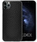 doupi UltraSlim Case for iPhone 11 Pro Max (6.5 inch), Ultra Thin Feather Light Skin Protective Cover, Carbon Fiber Look Black