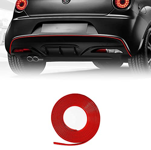 Profilo Rosso Adesivo per DAM Paraurti Posteriore Alfa Mito