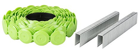 Metabo HPT 31105SHPT 18 Ga Galvanized Cap Staples 7/16 Crown 1-1/4 x 18Ga EG Staple & Plastic Cap 2M 2000Count
