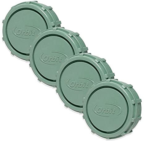 Orbit Manifold Parts, End Cap for Sprinkler Valve System, Water Irrigation 57197 (4, 1 Count (Pack of 4))