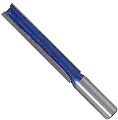 Zxxin-Fräser, Gerade Fräser zum Holzschneider Zapfenschneider, 1/2, 12mm Schaft extralange 3 Blade 1/2 Cutting Dia. 1pc, Langlebiges Zubehör (Cutting Edge Length : 12mm Shank)