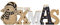 G. Wurm Schriftzug Holz Xmas 39cm | Aufsteller Schrift Weihnachten | Weihnachtsdeko Holzaufsteller schwarz weiß Natur