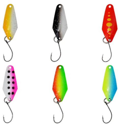 Forelle Trout Spoons Set Ultra Light UL Angeln Spinner Blinker 2,3 Gr. 3,2cm World of Coins