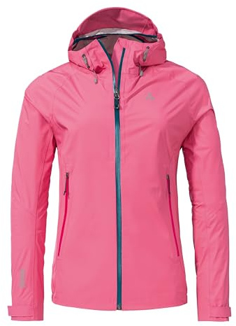 Schöffel Veste Vistdal L de 2,5 l Pluie, Rose Vif, 46 Femme