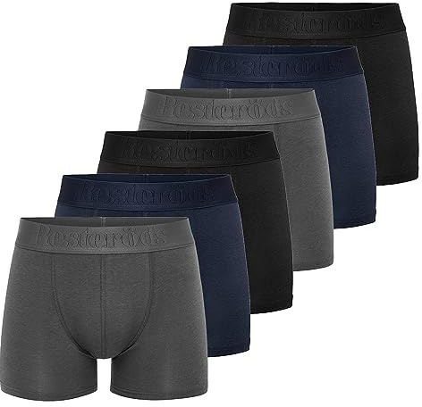 Resteröds 6er Pack Bamboo - Herren - Short/Pant - Viskose & Baumwolle