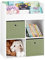 SoBuy Libreria per Bambini Scaffale con 2 Scatole in Tessuto Organizzatore di Giocattoli Bianco 60x34x80cm KMB79-W