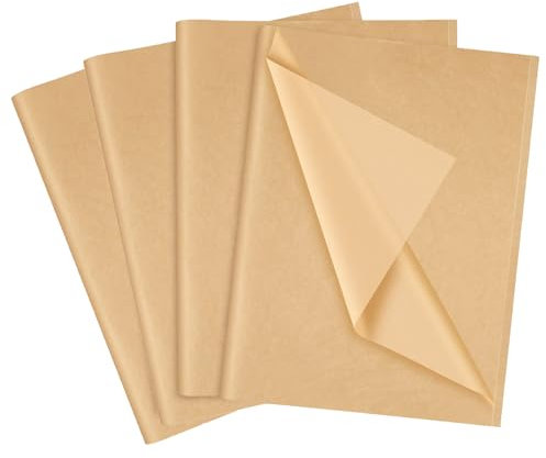 60 Blatt Kraft-Seidenpapier, 35 x 50 cm Geschenkverpackung Seidenpapier für Weihnachten Geschenkverpackung Kunst Handwerk DIY Geburtstag Hochzeit Babyparty Geschenkpapier