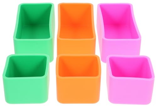 PRETYZOOM Silikon-Lunchbox-Trennwände Bento-Box-Trennwand Cupcake-Backförmchen Cupcake-Förmchen Bento-Box-Zubehör Essenszubereitungsbehälter 6 Stück