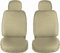 Susy Shop Housses de siège de voiture universelles, avant et arrière, compatibilité universelle montage simple (paire avant, beige)
