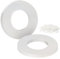 BOUMVID Rondelle in Plastica M10 x 20 mm, 30 Pezzi Distanziali Tondi Teflon Gomma Piatte Rondelles in Nylon, Dischi in Plastica Poliammide alzaporta Rondella per Riparazioni di Ricambio