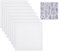 HOBBIESAY 8 fogli di tessuto da ricamo lavabile via 20,5 x 20 cm bianco stampabile stabilizzatore per cucito a mano solubile in acqua tessuto da ricamo stabilizzatore per ricamo a mano per cucire