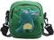 ANDRESLAD Mini-Umhängetasche aus Segeltuch mit Dinosaurier- tragbar für Damen stilvolle lässige Schultertasche mit Aufbewahrung für Handy Geldbörse und Karten Grün