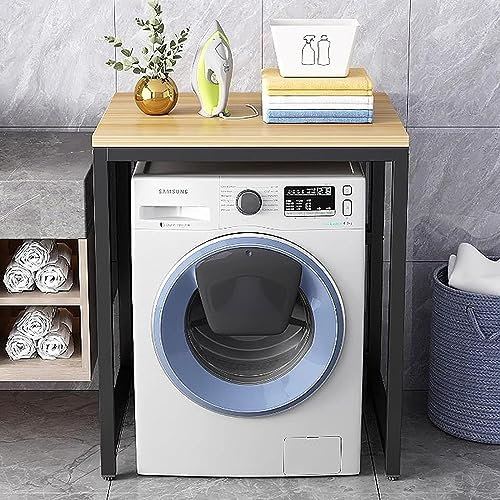 Generisch Armoire de rangement à linge, étagère de rangement au-dessus de la machine à laver, étagère de rangement au-dessus de la machine à laver, armoire de rangement pour chambre à linge, étagère