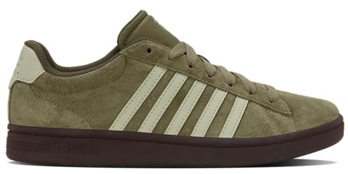 K-Swiss Court Tiebreak II SDE Herren Leder Sneaker Schuhe 09492-367 dunkelgrün