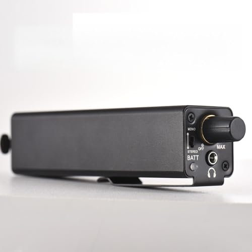 Amplificatore Funien In-Ear Monitor Amplificatore Stereo Portatile Amplificatore con Tastieristi XLR/6,35 Mm di Uscita da 3,5 Mm Mono/Switch Switch Regolazione del Volume dei