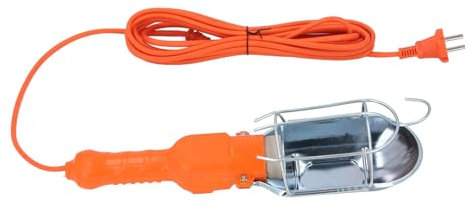 Handhaube der Handheld, Faltbarem Flutlicht mit Haken, 5 M Kabel für Workshops, Garagen, Gebäude Einstecken (EU-Stecker)