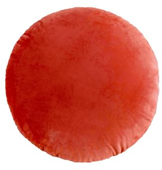 Fouriding Runde Wurfkissen 45CM,Dutch Fleece Runde Wurfkissen Weiche Kissen Bodenkissen für Wohnzimmer Sofa Bett Stuhl Boden Auto Couch Home Dekorative (Orange)
