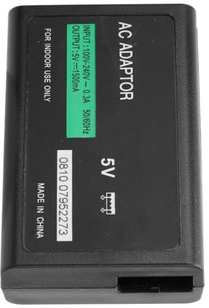 Jectse Caricatore della Console di Gioco, Caricatore della Console di Gioco Portatile 2 in 1 Design di Trasferimento di Dati Stabile per Appartamento (Spina europea)