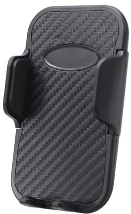 CARISSETT Pince réglable pour smartphone avec rotation à 360 degrés, support de téléphone pour tableau de bord de voiture et lumières photo, support de téléphone antidérapant avec éponges