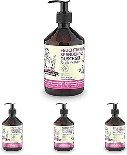 Gel de ducha Hidratante 500 ml (Paquete de 4)