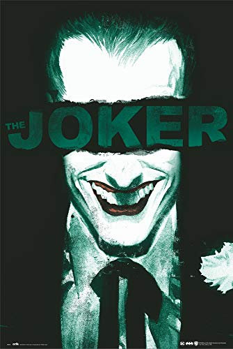 Grupo Erik The Joker Smile Poster - Kunstdruck - Deko Wohnzimmer oder Deko Schlafzimmer - Zimmer Deko - Größe : 61 x 91, 5 cm - Originales Geschenk - Offizielle Lizenz