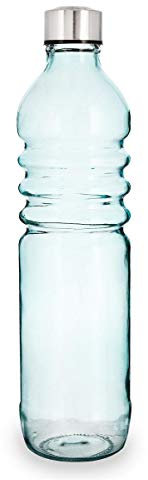 Quid Fresh Botella Mesa Vidrio Con Tapón 1,25l Sodo Apto Frigorífico No Apto Microondas Reciclable