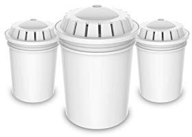 Philips 3 Cartouches de rechange pour Carafe filtrante PHILIPS AWP261 - Ultrafiltration bactéries, calcaire, chlore, plomb et pesticides.