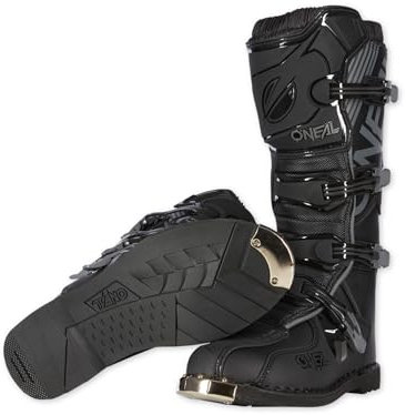 O'NEAL | Stivali Motocross | MX Enduro | Protezione suola in metallo, fibbie facilmente regolabili | TRIBUTE Boot | Adulto | Nero | Taglia 46/12