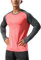 Herren Fitness Lange Ärmel Hemden Sport Running Bodybuilding T-Shirts Trockener Sitz Oberteil Sweatshirts Orange L