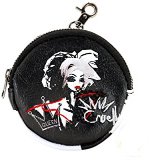 Disney Cruella d'Enfer Diva-Porte-monnaie Cookie, Noir