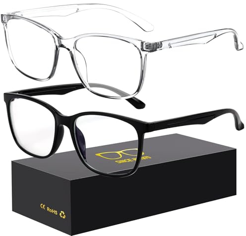 Oilway Blue-Light Blocking Glasses Computer Reading/Gaming/TV/Phones Glasses Fashion Anti Eyestrain Glasses for Women Men