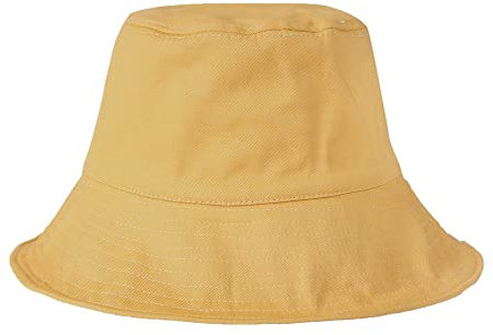 MILAKOO Fischerhut Batik doppelseitiger Eimerhut Frauen Herren Sommerhut für Outdoor gelb