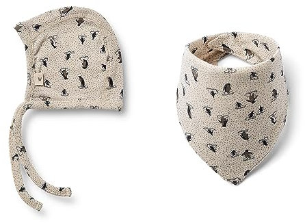 Wheat Set aus Mütze und Wollschal Billie Baby Kleinkind Größen Unisex Jungen und Mädchen 100% weiche Merino Wolle Schnelltrocknend; Atmungsaktiv Öko Tex Standard
