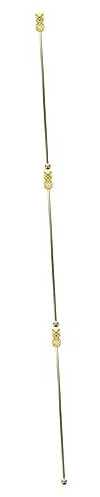 3pcs Pineapple Stirring Rod Martini Picks Martini Shaker Appetizer Mixer Hawaiian Coffee Stainless Steel Cocktail Sticks 304 Stainless Steel Metal bar Spoon Banquet re-usable