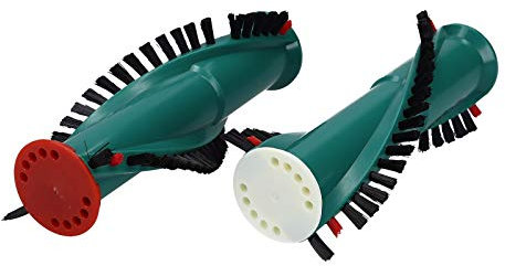 DEKAROX 2 x Bürstenrollen Bürsten für Vorwerk Elektrobürsten EB 340 350 351 für Vorwerk Kobold & Vorwerk Tiger Staubsauger