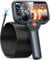 Endoscopio a Tripla Lente, DEPSTECH 5'' IPS Sonda Telecamera con 6+2 Luce LED, 1080P HD Telecamera Endoscopica, Schermo Diviso, Impermeabile 8MM Telecamera per Ispezione, Scheda da 32 GB, Gadget - 15M