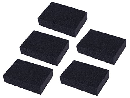 HOMSFOU Fregadores 5 Esponjas para Platos Esponjas Negras para El Hogar Esponja Descalcificadora De Arena Limpieza De Cocina Esponja De Esmeril Cepillo De Limpieza Esponja De Limpieza De