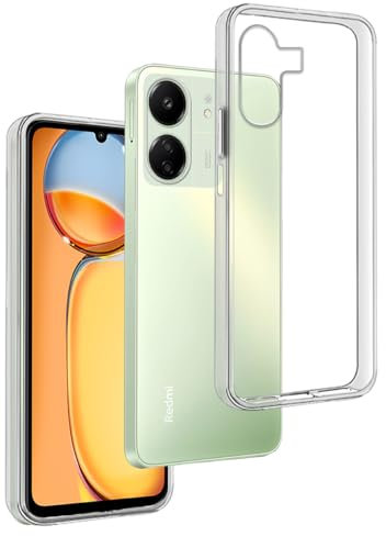 Funda Carcasa Gel Transparente para XIAOMI REDMI 13C 4G - XIAOMI Poco C65 4G, Ultra Fina 0,33mm, Silicona TPU de Alta Resistencia y Flexibilidad