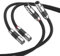 Tertullus HiFi Balanced Audio Cable Microphone Cable Mic Wire, 1 Pair 3 Pin HiFi Interconnect Cable XLR-m (Male) to XLR - F (Female) (1.5m/5ft)