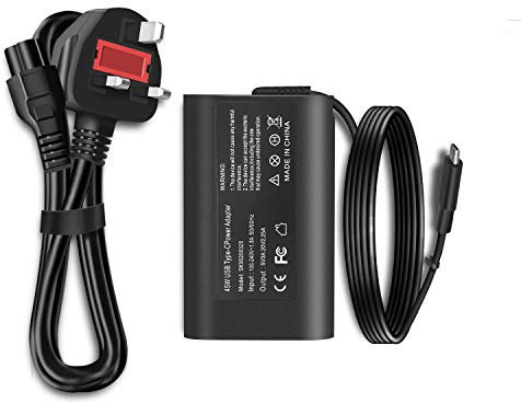65W 45W USB C Charger For Dell Xps 12 13 7390 9315 9310 9320 9305 9250 9305 9300 9340 9350 9360 9370 9380 9390 9440 9250 2-in-1 9310 2-in-1 9315 2in1 9365 2in1 7390 2-in-1 Laptop LA65NM170 HA65NM170