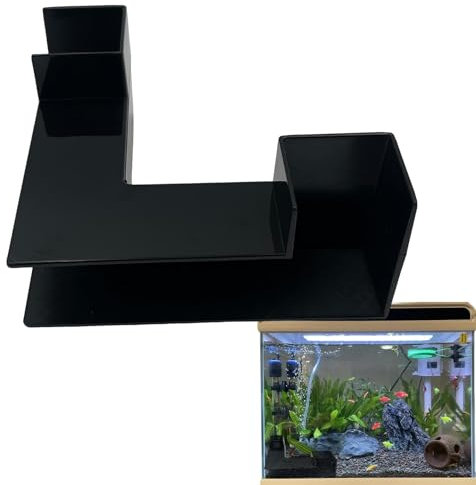 Aquarium Tunnel, Garnelenverstecke Für Aquarium, Aquarium-Ecktunnel, Attraktiver Garnelen-Hide-Tunnel Für Die Ecke, Eck-Aquariumhöhle, Multifunktionales Dekoratives Garnelenbecken-Zubehör