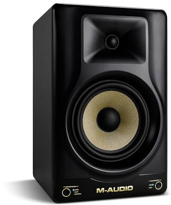 M-Audio Forty Sixty - Cassa monitor da studio attiva da 6,5 per la produzione e il mixing, con accurato crossover DSP, EQ, app di controllo e Bluetooth, 100 W